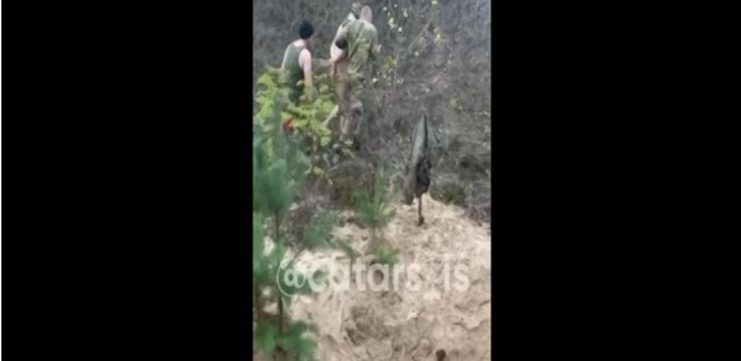 War crime: Occupiers are taking Ukrainian to be shot in Kupiansk